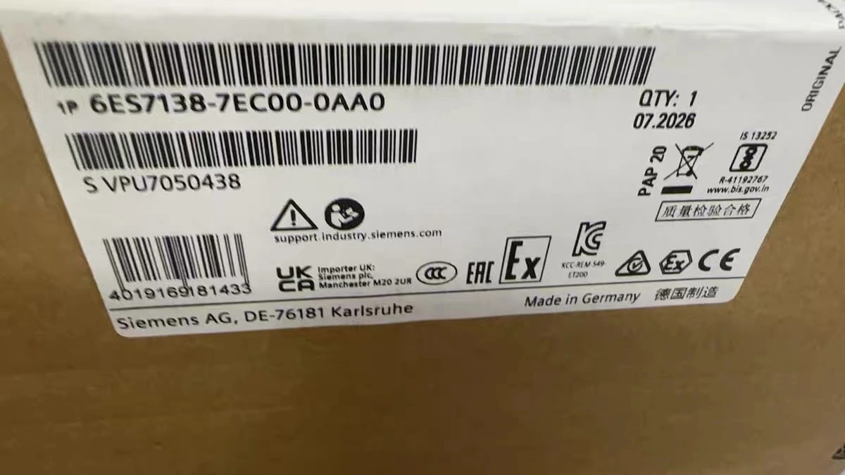 6ES7138-7EC00-0AA0 Siemens SIMATIC, power supply module 120/230 V AC for ET200iSP