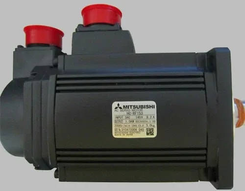 Mitsubishi HG-KN43 servo motor from the MELSERVO-JE series